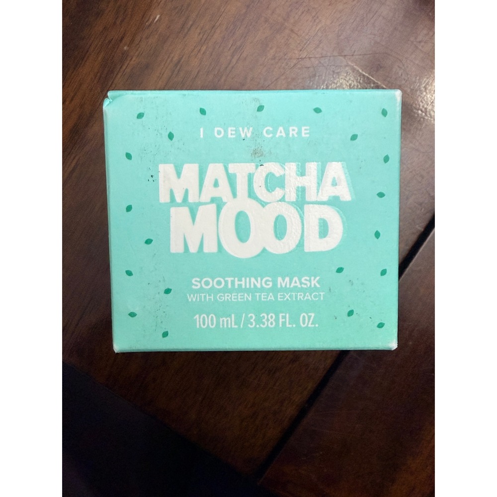 I DEW CARE Matcha Mood Soothing Mask Green Teaβ Extract 100mL 3.38 fl oz NEW